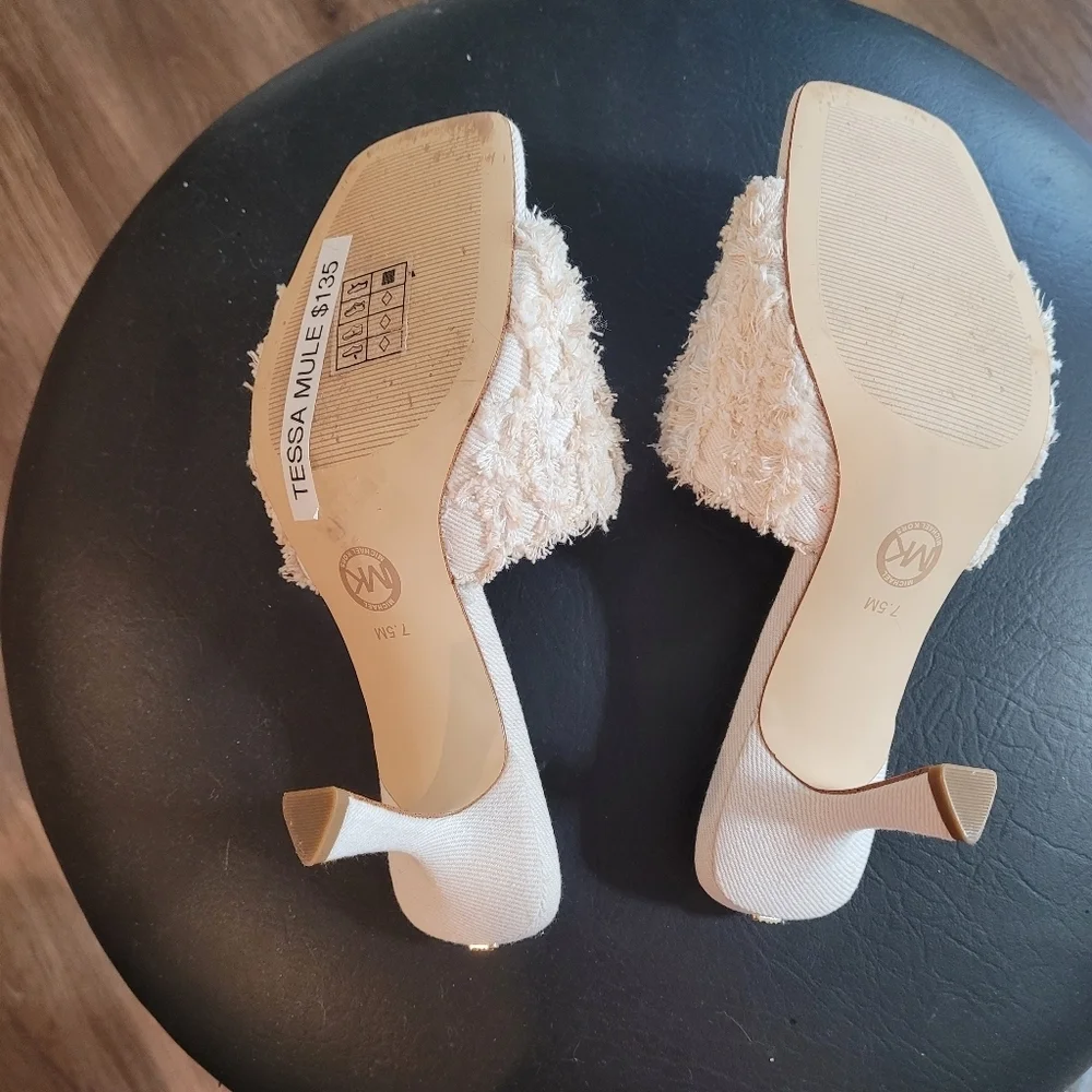 MICHAEL Mickael Kors Heeled Mule Sandal 7.5